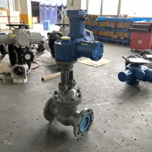 礦用電動閥門MKZ941H-40 DN150防爆（礦山、冶
